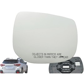 KAP Replacement for Exterior Rear View Mirror Glass fits 2019-2023 Crosstrek 2019-2024 Forester Non-Heated Passenger Right Side 91039SJ060 SU1325113