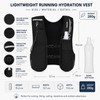 Lightweight Running Hydration Vest with 500ml Soft Flask & Phone