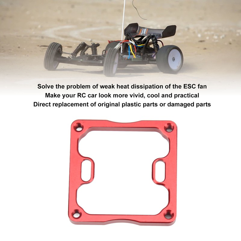 RC ESC Fan Base Anodized Treatment CNC Machined Aluminum Structure