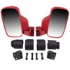NICHE Red Offroad Break-Away Side View Mirror Set for UTV