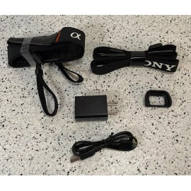 SONY a6000 6300 NEX-6 NEX-7 Accessory Kit (Eye Cup, wrist strap, charger+cord)