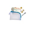 HERMA Document Wallet A7 with Zip, Waterproof Mini Zip Bag,
