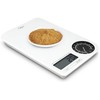 Ozeri ZK18-WB Rev Digital Kitchen Scale with Electro-Mechanical Weight Dial,