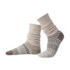 Solmate Socks - Fusion Slouch Socks for Women; Seashell Small
