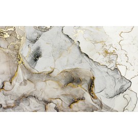 Tobil Bath Mat Bath Mat Non-Slip Absorbent Bath Mat Various Designs (White Gold-013, 60 x 90 cm)