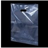 50 Pack Clear Plastic Strong Carrier Bag with Patch Handle