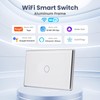 LOUYSGEN Smart Switch Aluminum Frame Need Neutral Wire No Hub
