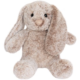 BRUBAKER Rabbit Cuddly Toy with Floppy Ears - 28 cm Plush Rabbit for Children - Soft Toy Cuddly Rabbit - Plush Toy Grey Brown