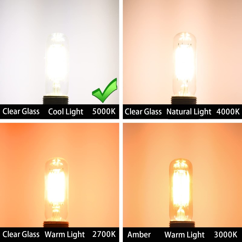 CREATE BRIGHT E12 Dimmable LED Bulb 80W Equivalent Small Candelabra