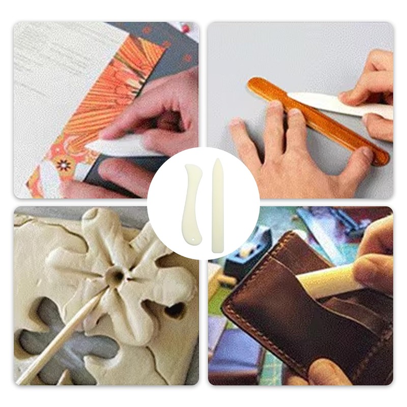 Pack of 4 Folding Legs for Paper, Bone Folder for