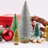 30PCS Mini Christmas Tree, Bottle Brush Trees Mini Sisal Snow