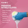 Hand-E Touch Blue Nitrile Disposable Gloves X Large 100 Count