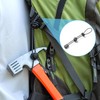 NIIIYTYB 3 Pcs Backpack with Trekking Pole Holder Adjustable Bungee