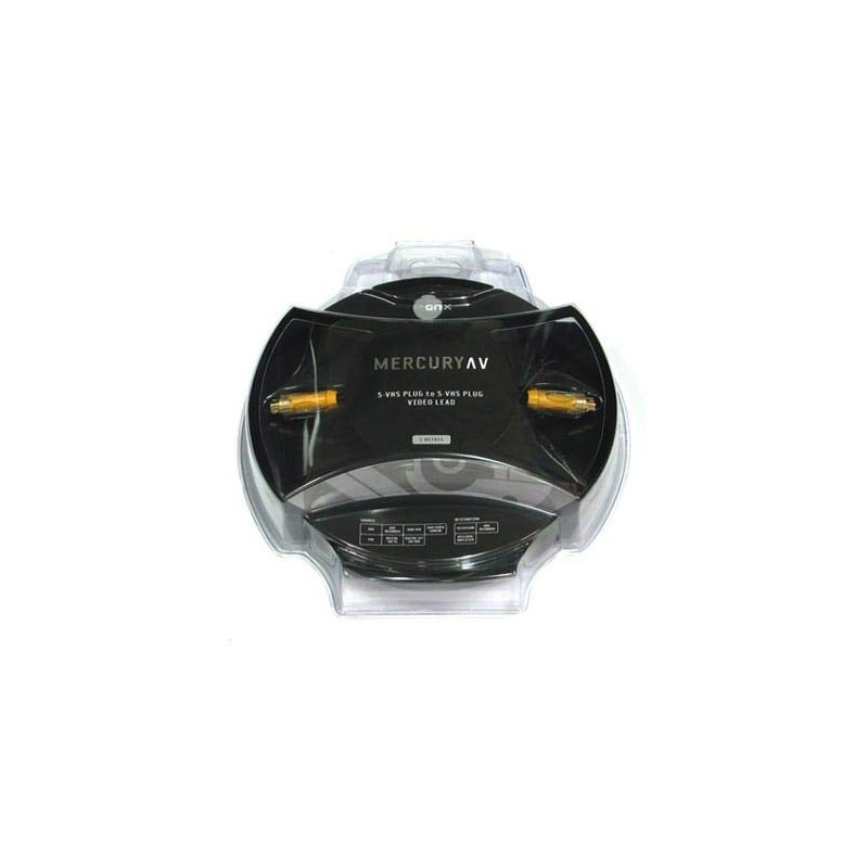 5m Mercury AV SVHS S-Video Cable Lead OFC Gold Plated