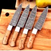 Damascus CUSTOM MADE HAND FORGED DAMASCUS STEEL CHEF STEAK KNIFE