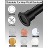 Tension Curtain Rod By EZFurni,123-160 Inches, Heavy Duty Tension Rod,Adjustable