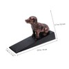 COHEALI Heavy Duty Cast Iron Door Stop Dog Ornament Prevents