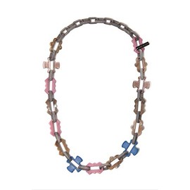 collezione alessandro Long Necklace Nena with Different Resin Links, Acrylic