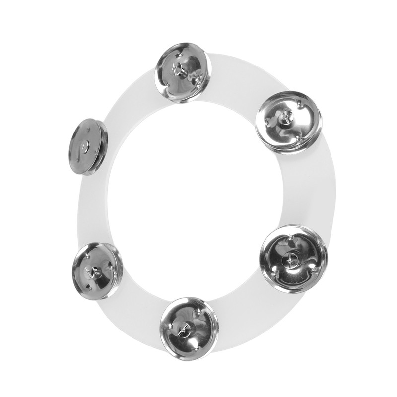 Drum Hi Hat Ring Bell Silicone Double Rows 6 Pieces