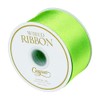 Caspari Solid Satin Citron Ribbon - 6 Yard Spool