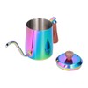 600ml Stainless Steel Manual Coffee Pot Long Narrow Spout Pour