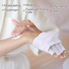 Mabor 2 Pairs White Fingerless Gloves - Breathable Eczema-Friendly Hand