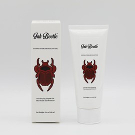 Ink Beetle Tattoo Aftercare Sealant Gel - Forms a breathable protective skin-No Adhesives-No Latex-Natural Healing ingredients- Painlessly wash off- No Adverse skin reactions- 8 fl oz