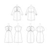 McCall's Misses' Knotted Shirt Dress Sewing Pattern Kit, Design Code