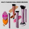 Real Techniques Big Blends Energy Brush + Dual-Sided Puff, 6