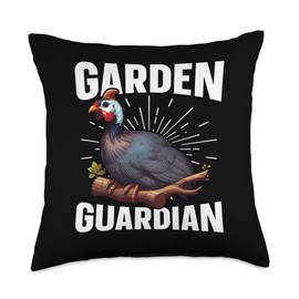 Guinea Fowl Costume Eggs for Hatching Guinea Hen Bird Throw Pillow
