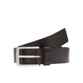 JACK & JONES Men's Jacstockholm Leather Belt Noos, Black coffee