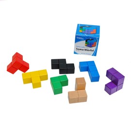 Soma Dice Colorful 3D Wooden Dice Puzzle Puzzle Game Wiemann Lehrmittel