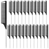 NICEMOVIC Rat Tail Parting Hair Combs 24 Pcs for Women