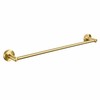 Brushed Gold Bathroom Towel Bar for Wall-Mounted Towel Storage –