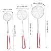 MAGICLULU Stainless Steel Colander Set Strainer Ladles Noodle Strainer Frying