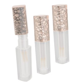 VICASKY 3pcs Lip Gloss Tubes DIY Containers with Wand Sturdy Reusable Portable Design and Clean for Business Use
