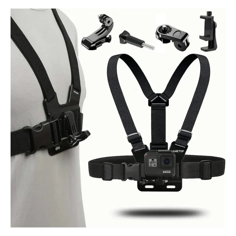Gopro Arnes Para Pecho Pechera Chesty Goprofácil De Instalar