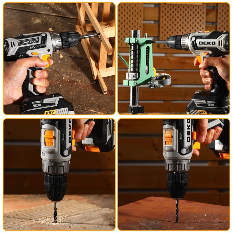 Power Drill Cordless: DEKO PRO Cordless Drill 20V Electric Power