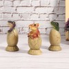 3PCS Cute Hatching Growing Dinosaur Eggs Model with Base for