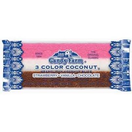 Neapolitan Coconut Slice Old Time Candy