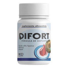 Suplemento Difort Regula Los Niveles Del Azucar 20 Caps Sabor Sin Sabor