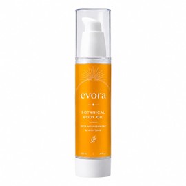 Evora Botanical Body Oil, Wakame Algae, Brazil Nut & Passionflower Seed Oils, Lightweight Firming Massage Oil for Smoother-Looking Skin & Cellulite Appearance, Non-Greasy Hydrating Body Oil, 4 Fl Oz