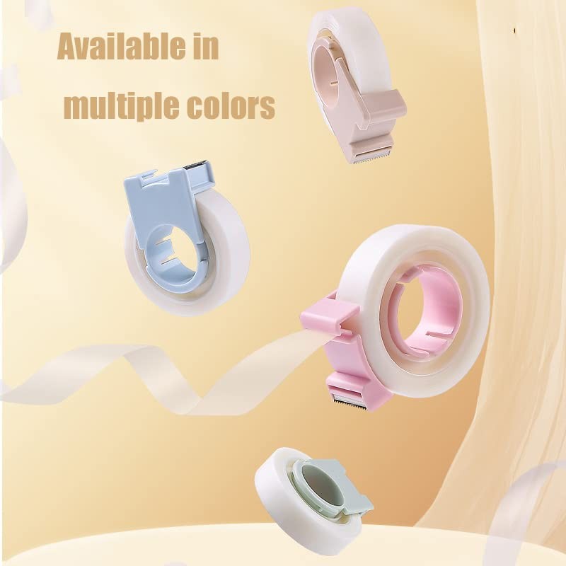 Taicols 4 Pack Invisible Tape with Mini Dispenser Set 1/2