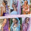 TESS Braids Extensions Gradient 60 cm, Jumbo Braids Kunsthaar Zum