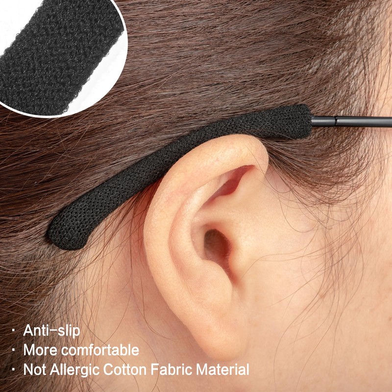 KECHIO Eyeglasses Ear Cushions for Glasses Ear Cushion for Behind