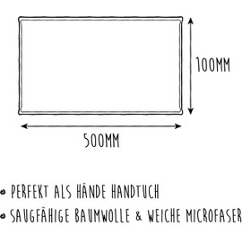 Mr. & Mrs. Panda 50 x 100 Hand Towel Axolotl Null Gift Lifestyle Towels Baby Happy Large Bathroom Newt