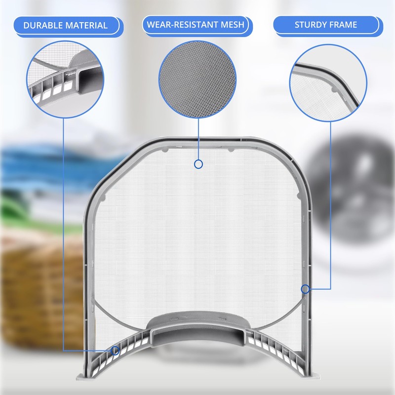 Compatible Lint Filter for LG Dryer Models DLEX3875V, DLEX3875W, DLG3051W,