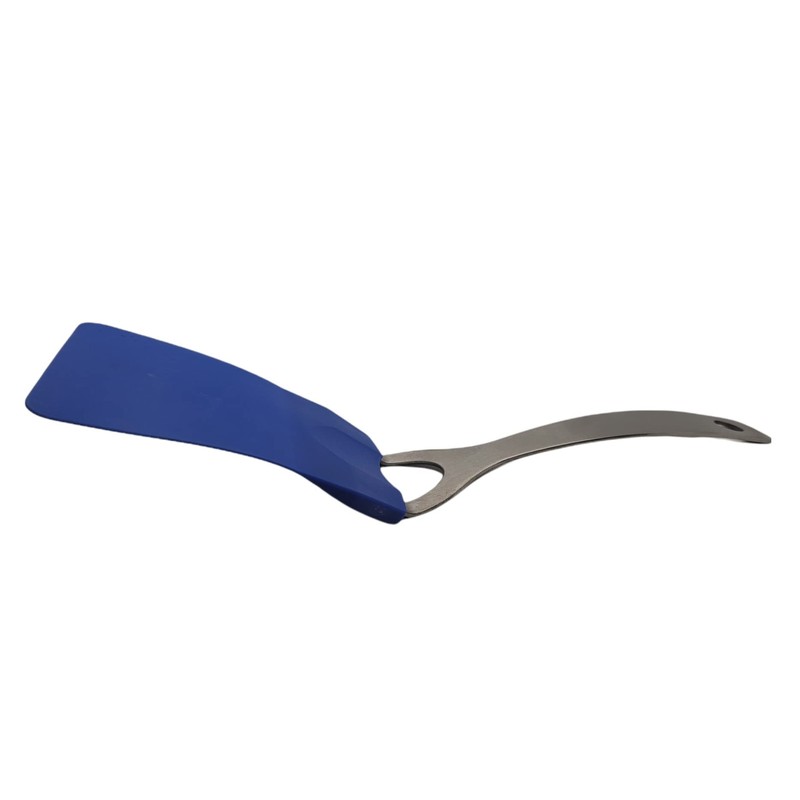 10" Stainless Steel Handle Flexible Nylon Head Turner Spatula (3