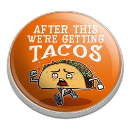 GRAPHICS & MORE After This We're Getting Tacos Running Runner Marathon Golfing Premium Metal Golf Ball Marker