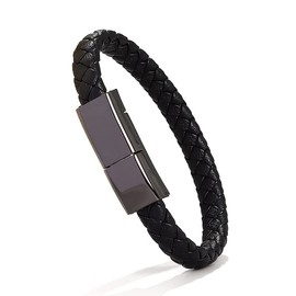 GeeBracelet Black Lightning Charging Cable
